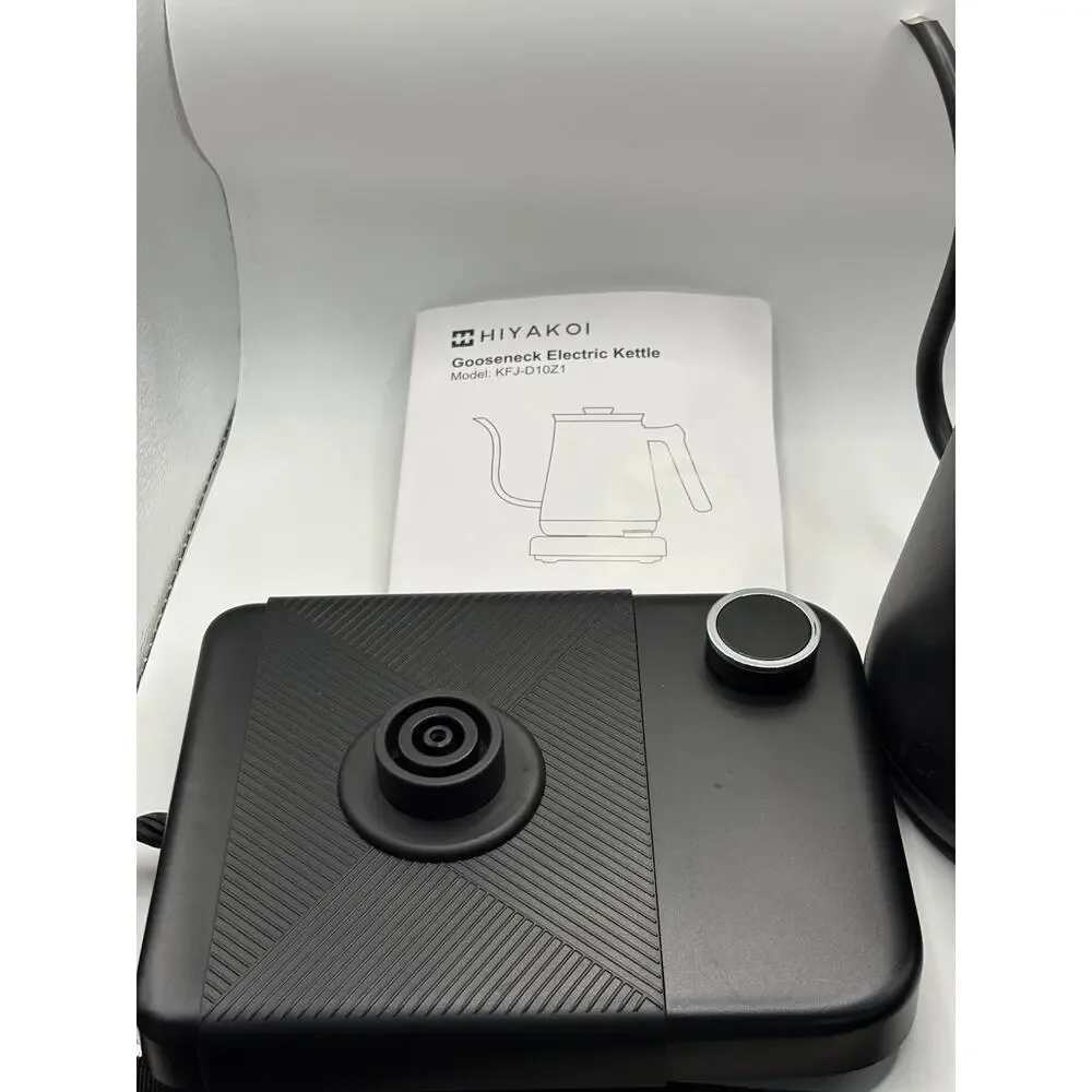 Electric Kettle, HIYAKOI Gooseneck Electric Kettle with Temperature Control, ...